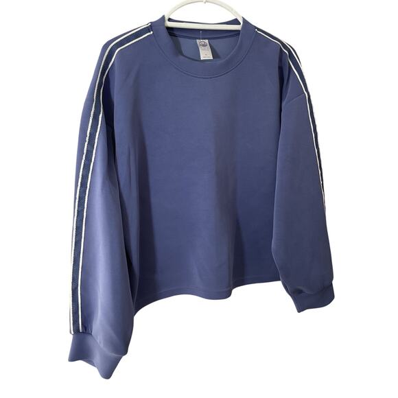 Te Verde Sweatshirt Pullover Women Size XL Periwinkle Blue - Picture 1 of 6